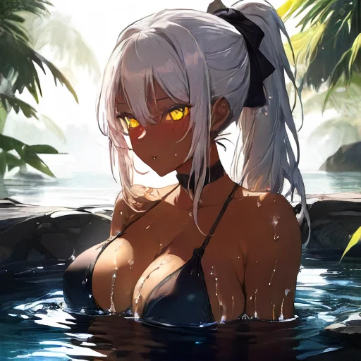 dark tan skin-pixiv插画-作品交流服务