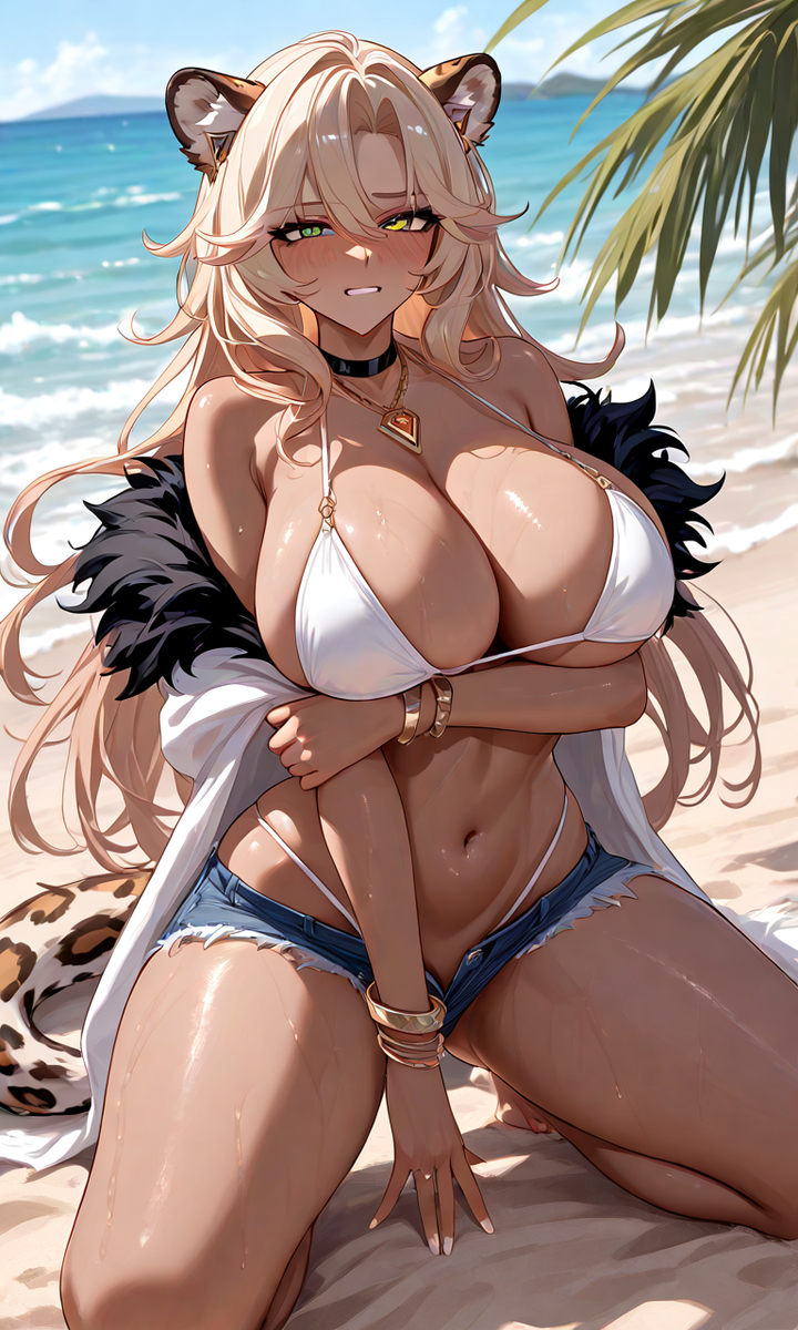 Xilonen In Bikini-pixiv插画-作品交流服务