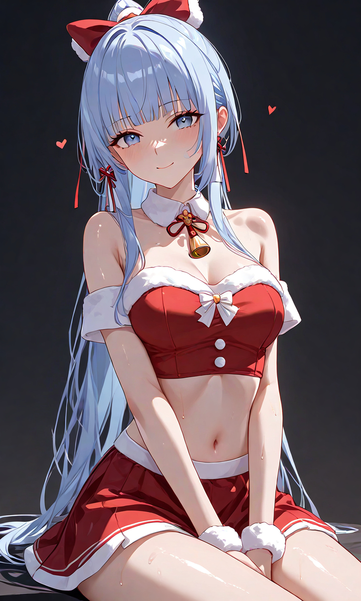 Santa Ayaka 神里綾華-pixiv插画-作品交流服务