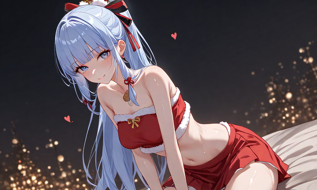 Santa Ayaka 神里綾華-pixiv插画-作品交流服务