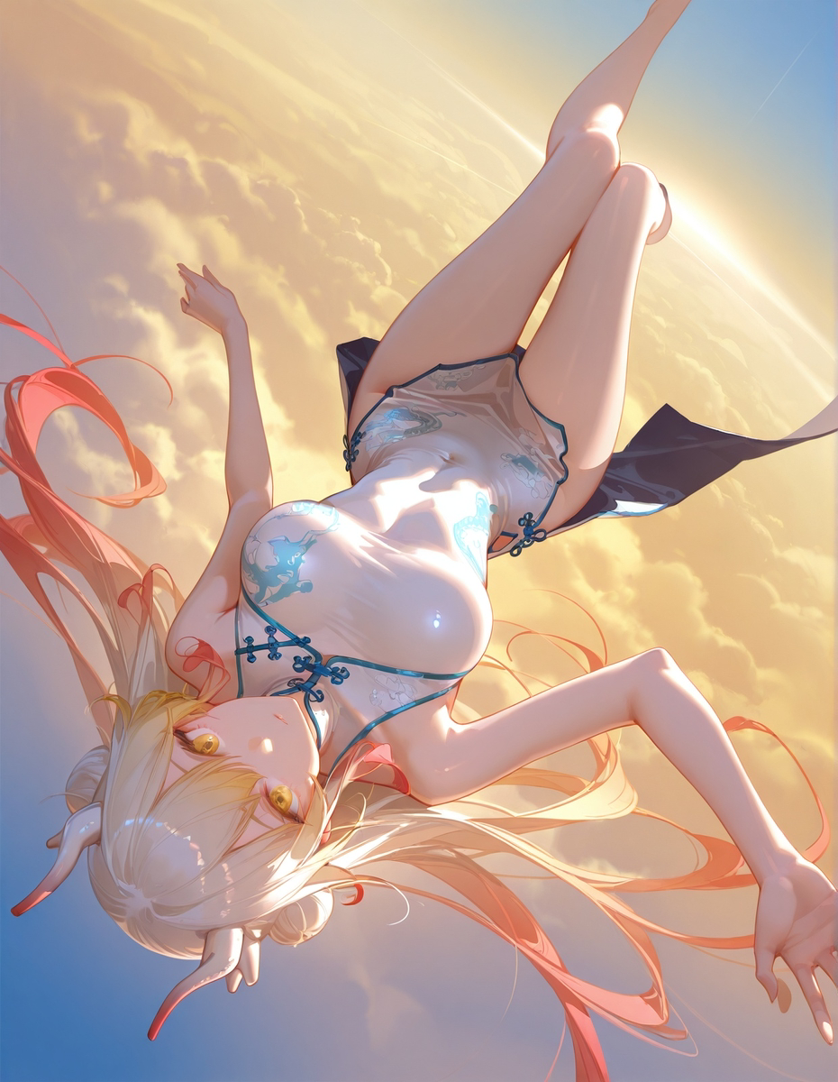 空中的龙娘-pixiv插画-作品交流服务