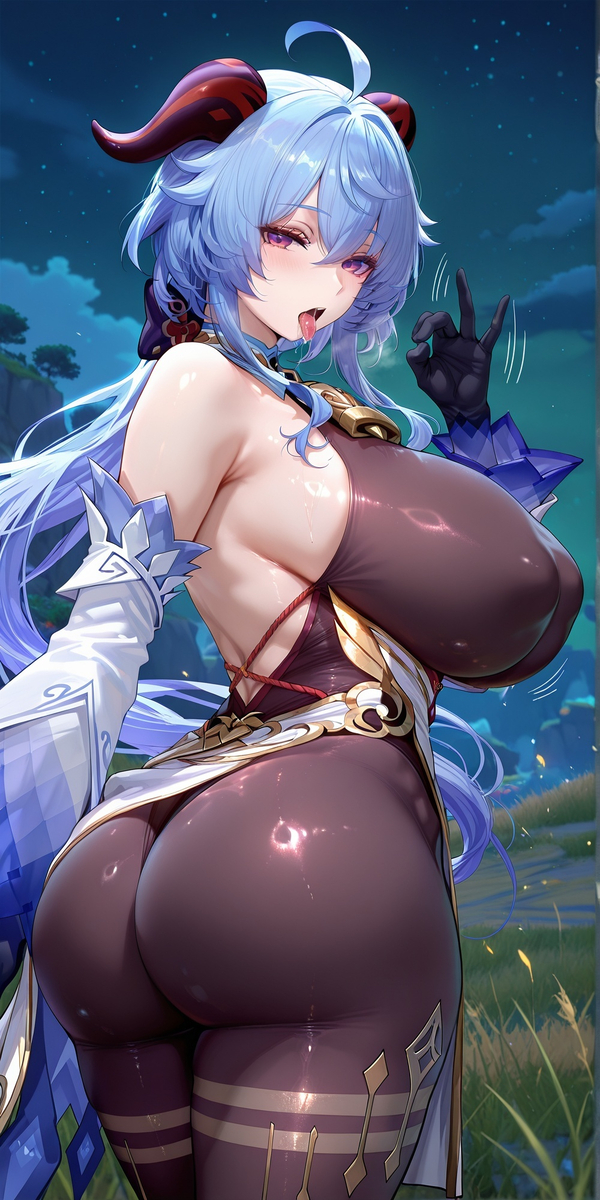 帮助甘雨缓解压力-pixiv插画-作品交流服务