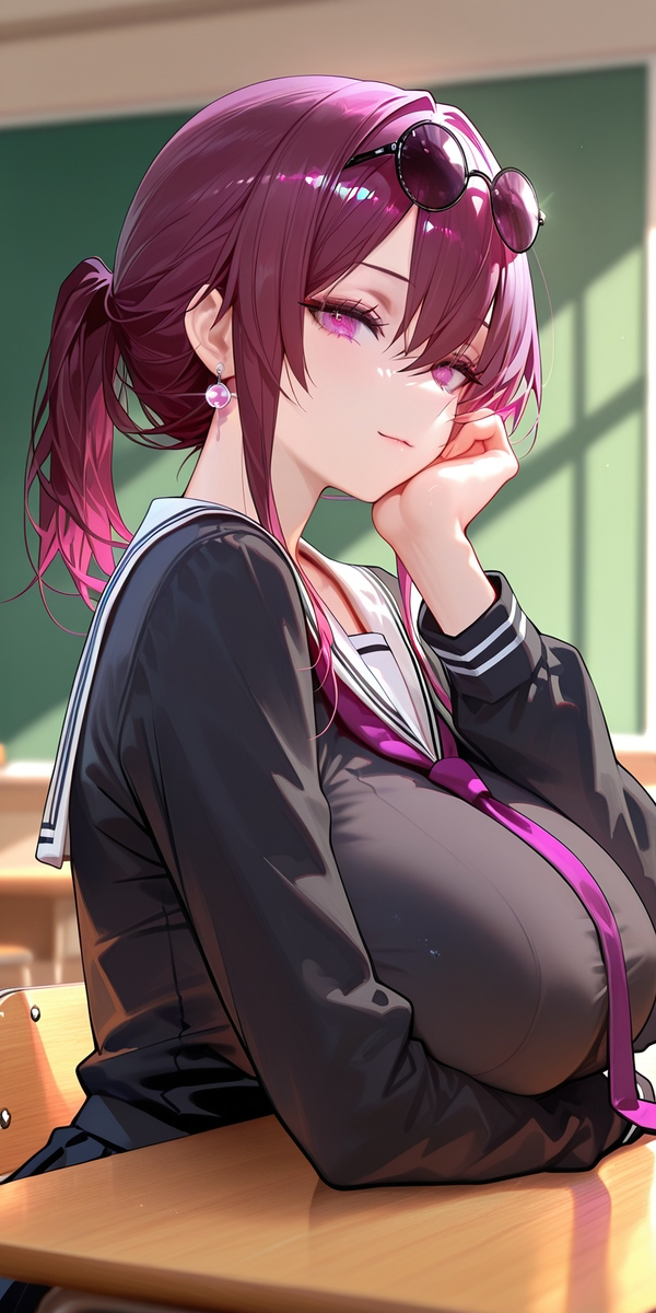 卡芙卡-jk-pixiv插画-作品交流服务