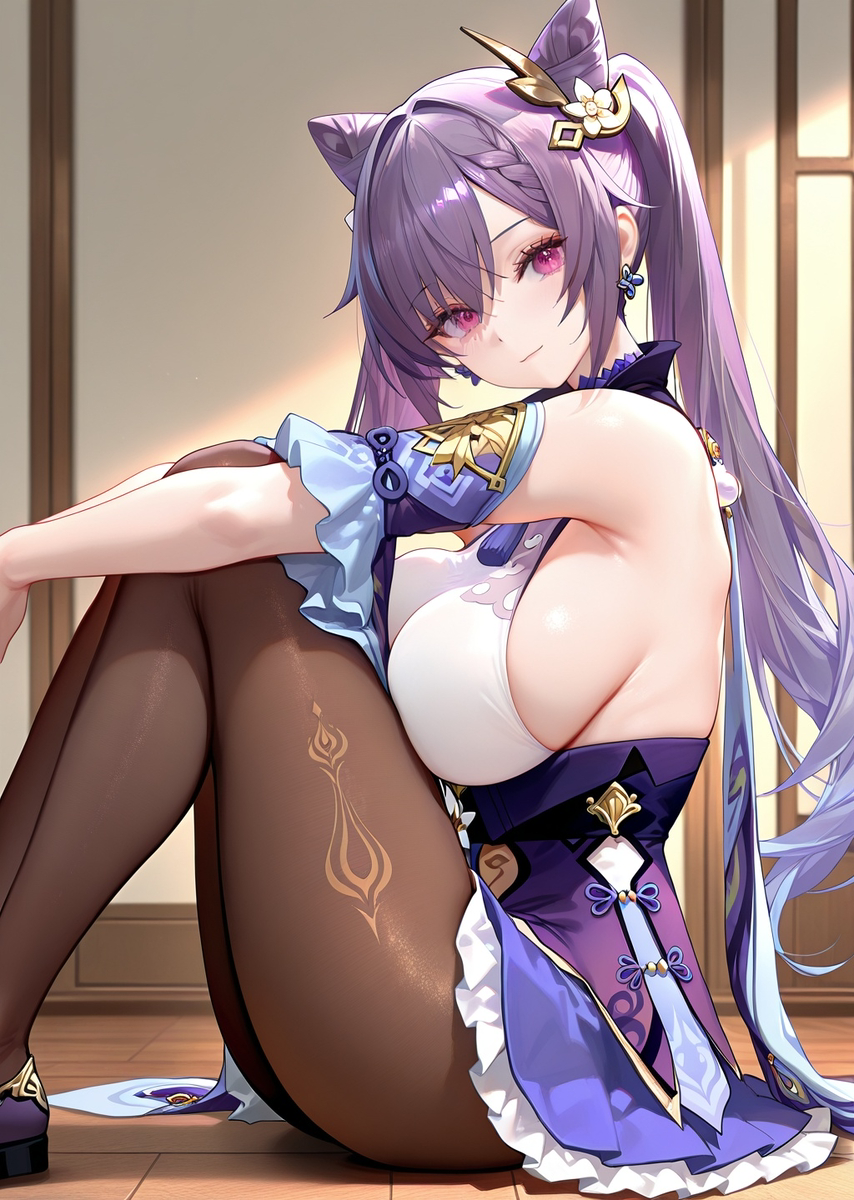 刻晴-pixiv插画-作品交流服务