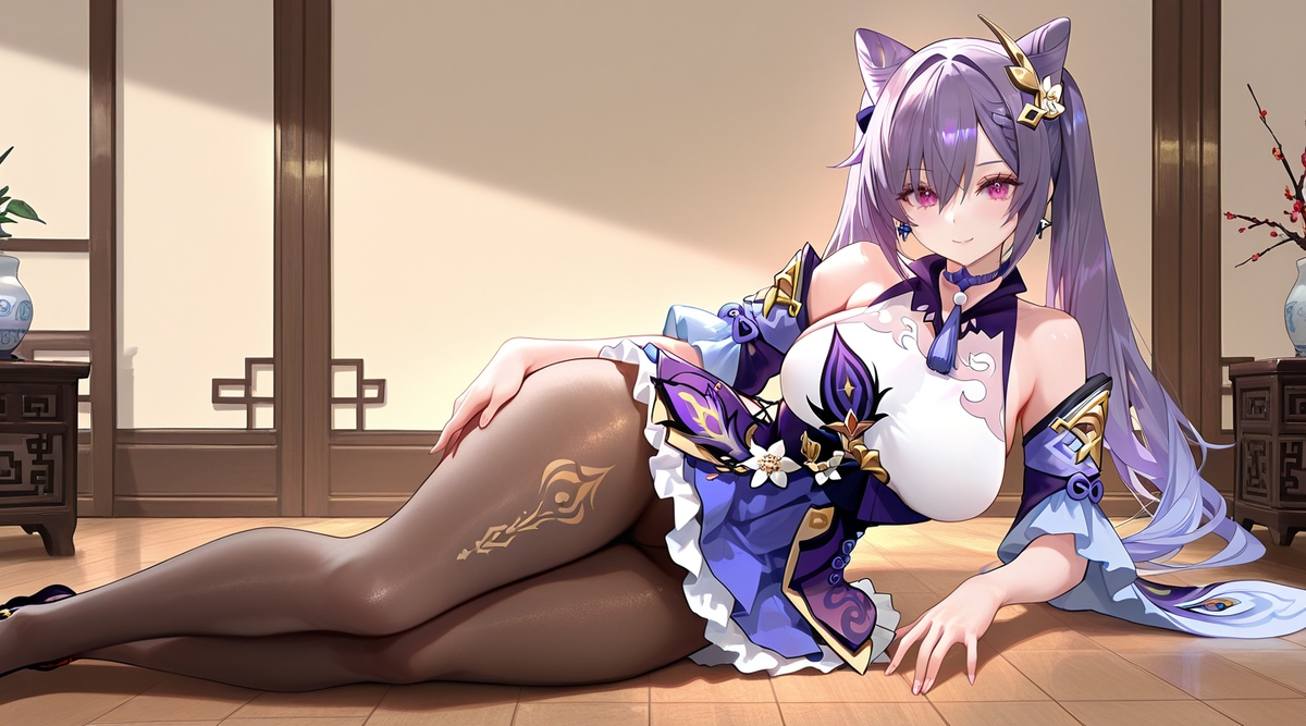 刻晴-pixiv插画-作品交流服务