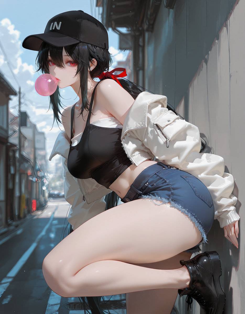 街头月-pixiv插画-作品交流服务