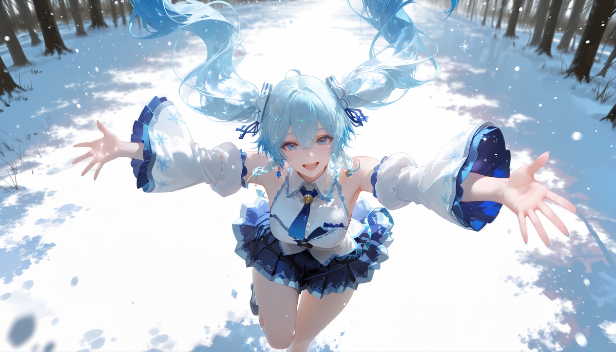 雪初音-pixiv插画-作品交流服务