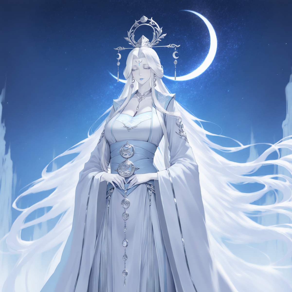 月娘-pixiv插画-作品交流服务