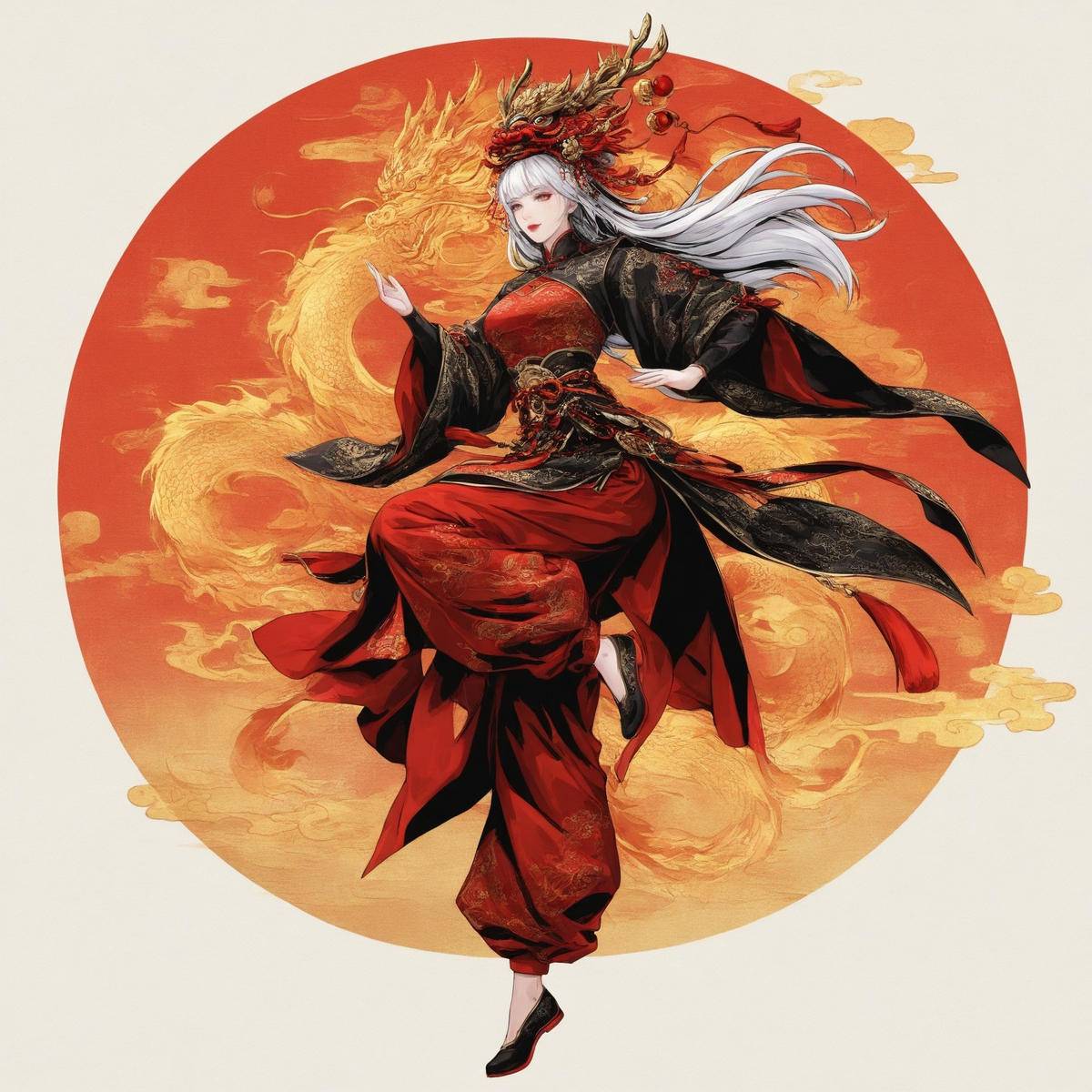 新春佳节换上新衣服的师父-pixiv插画-作品交流服务