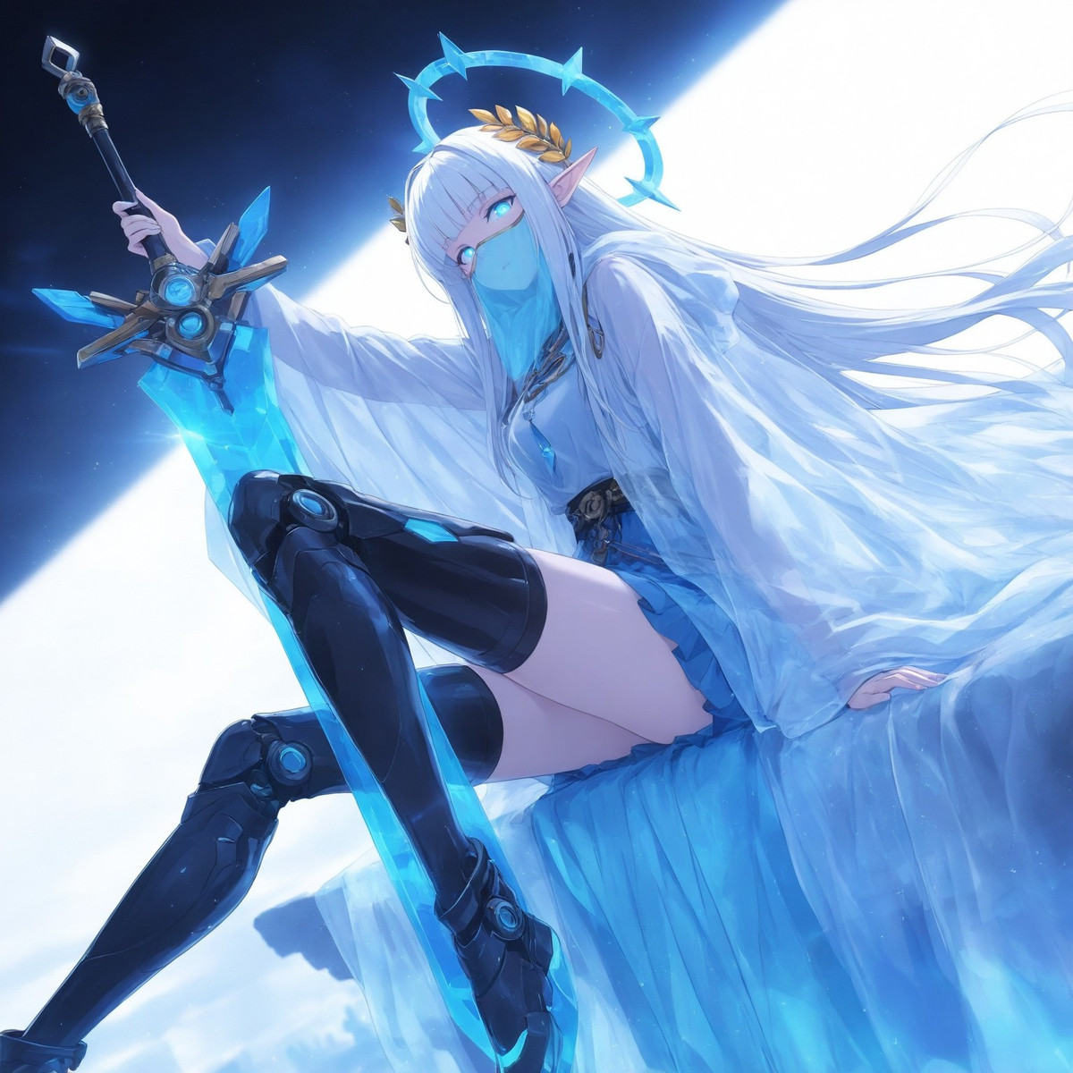 三重世界融合之剑修精灵-pixiv插画-作品交流服务