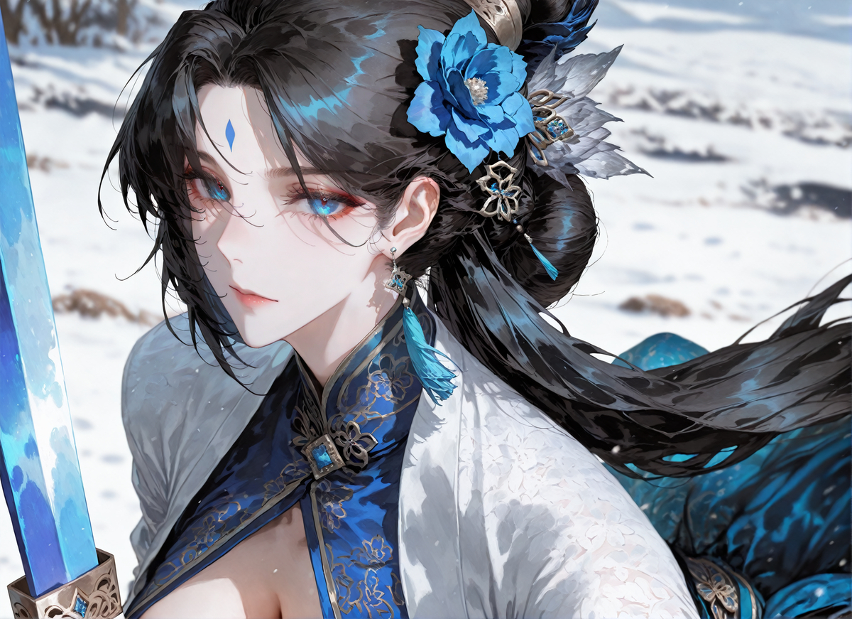 儿啊，我手中这柄剑还能保护你多久……-pixiv插画-作品交流服务