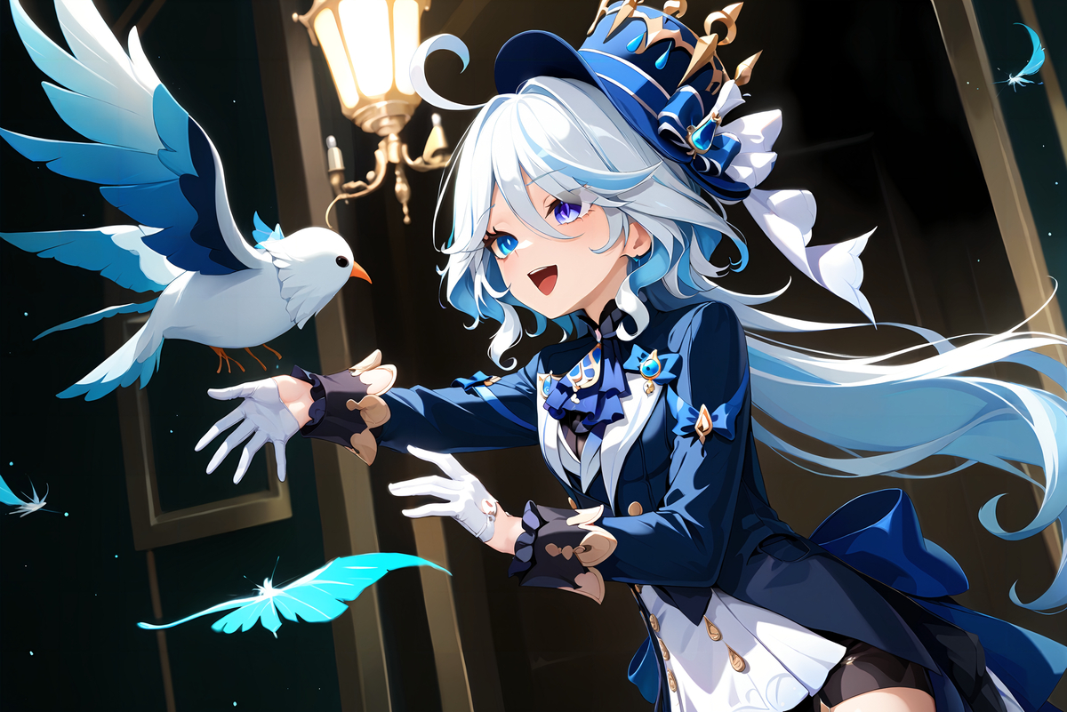 芙宁娜Furina-pixiv插画-作品交流服务