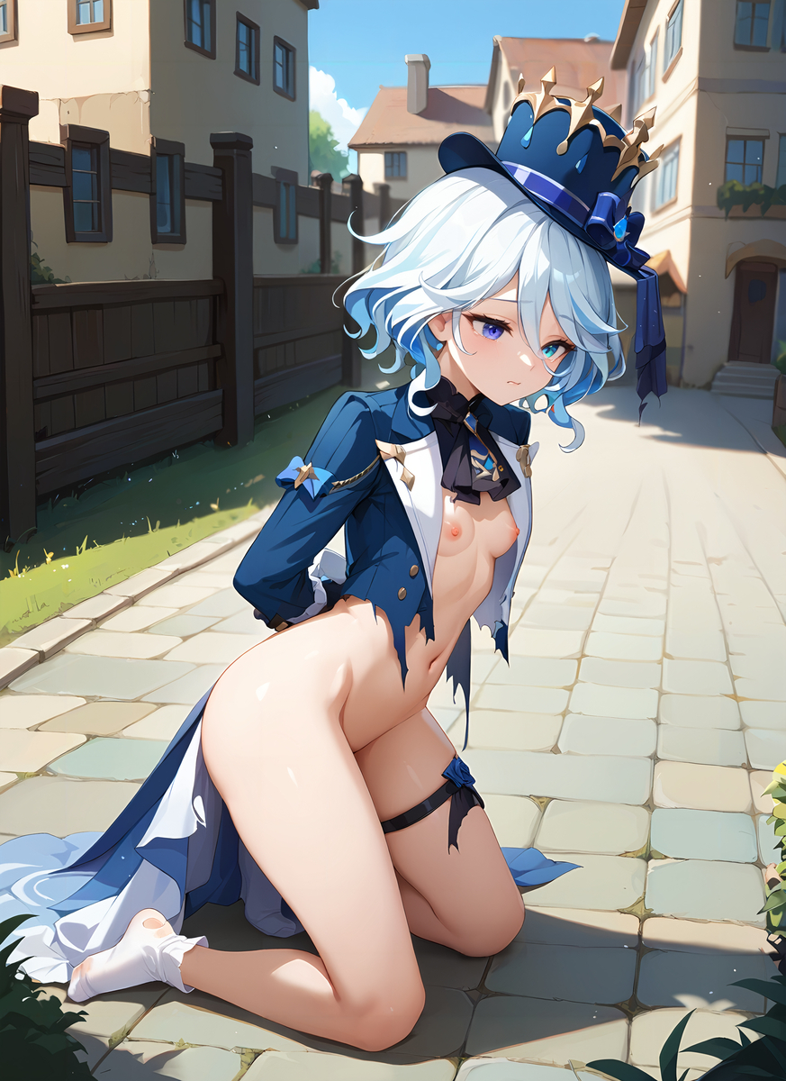 芙宁娜Furina-pixiv插画-作品交流服务