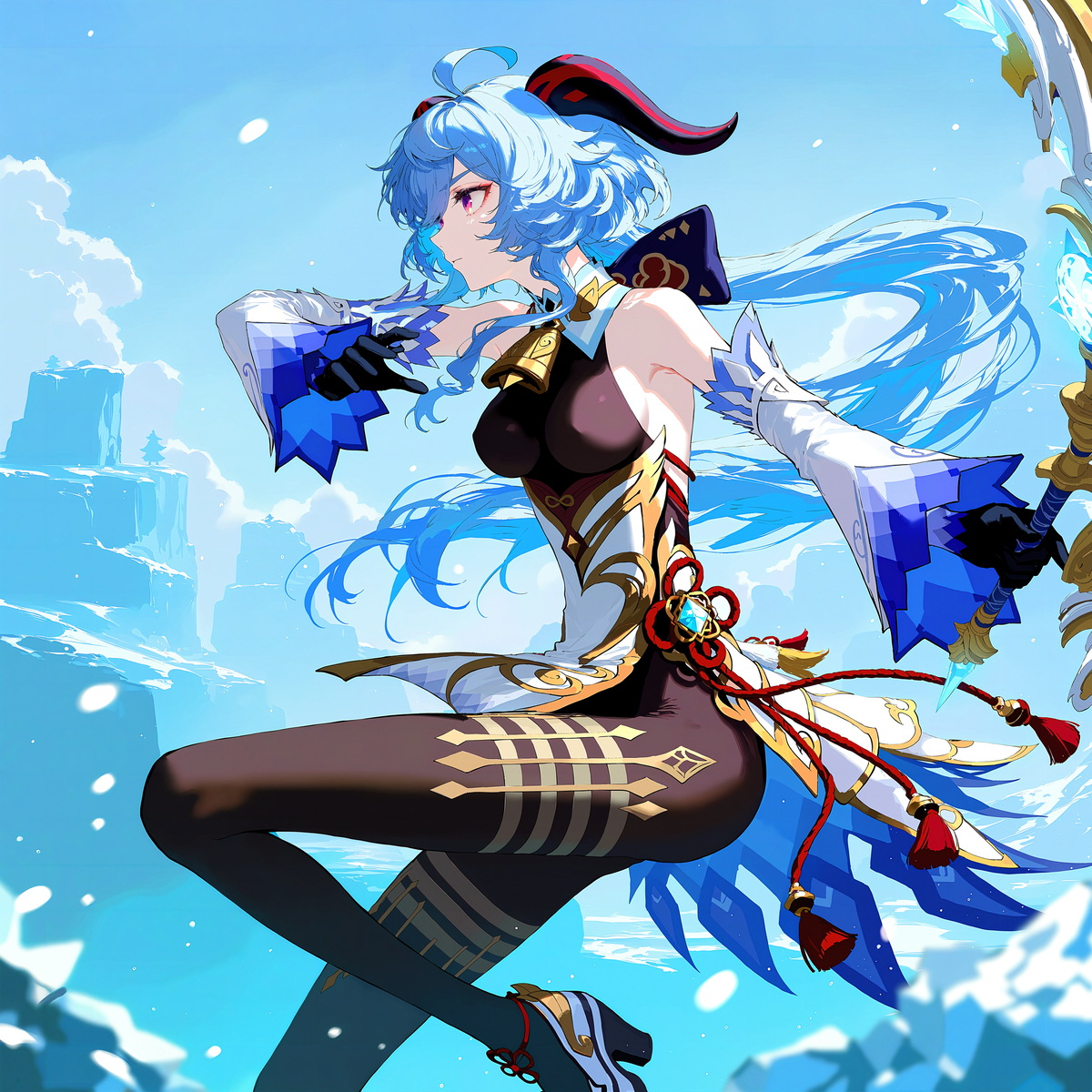 甘雨-pixiv插画-作品交流服务