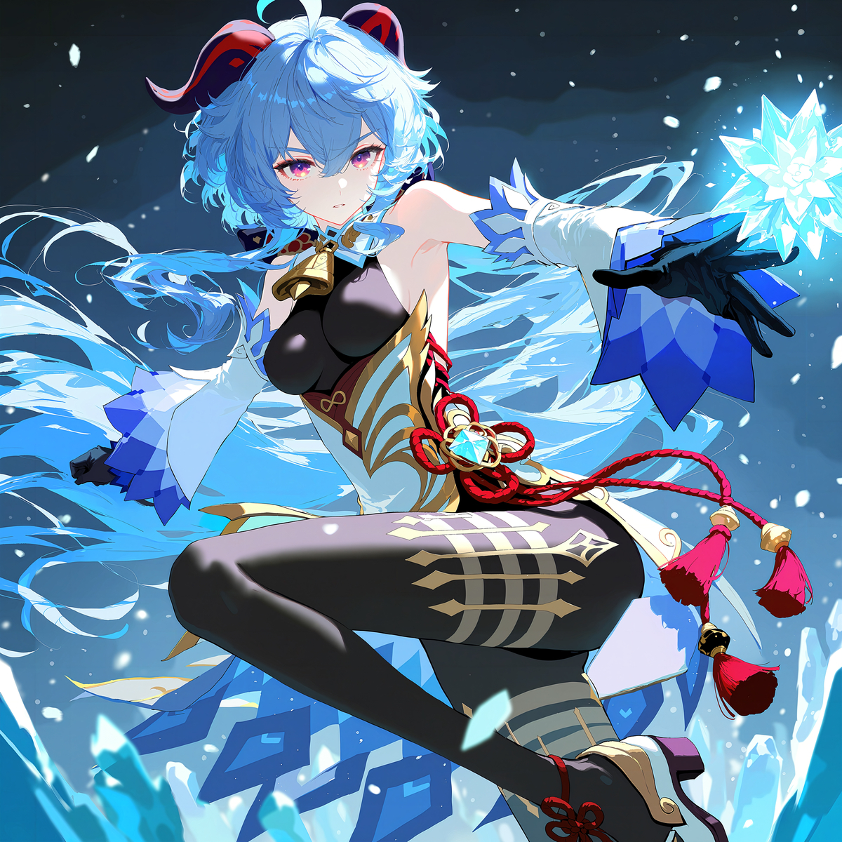 甘雨-pixiv插画-作品交流服务