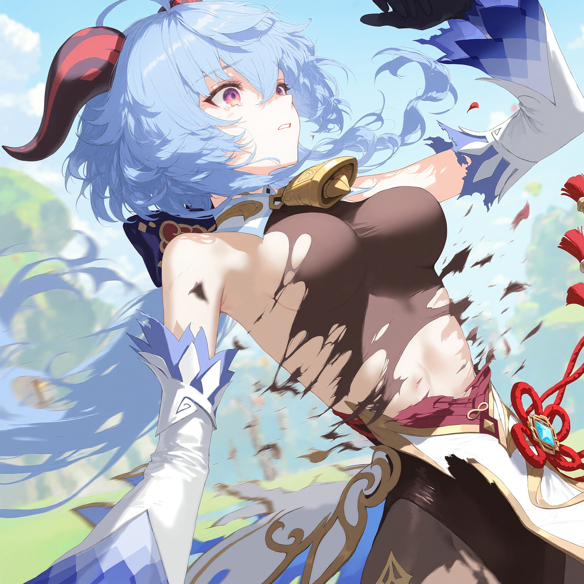 甘雨-pixiv插画-作品交流服务