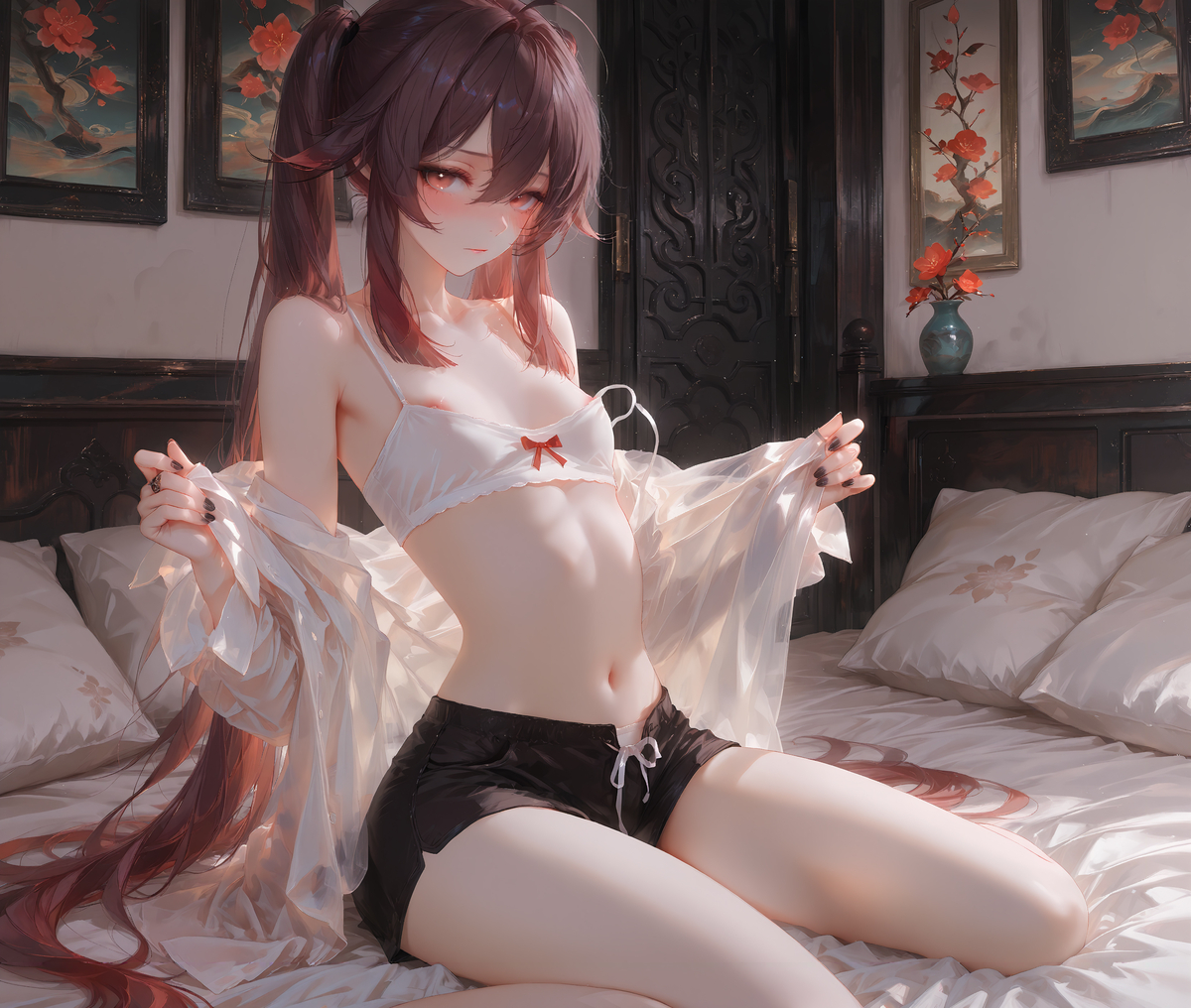 胡桃-pixiv插画-作品交流服务