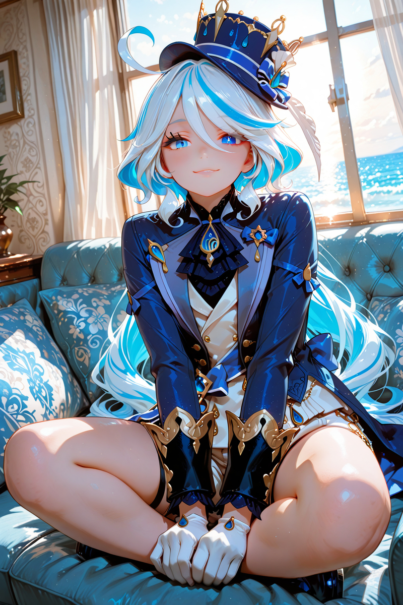 Furina-pixiv插画-作品交流服务