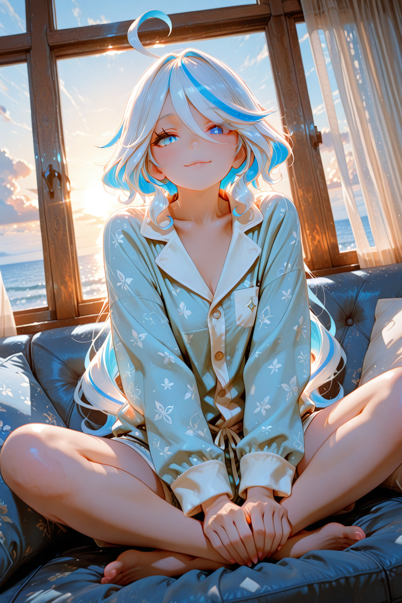 Furina-pixiv插画-作品交流服务