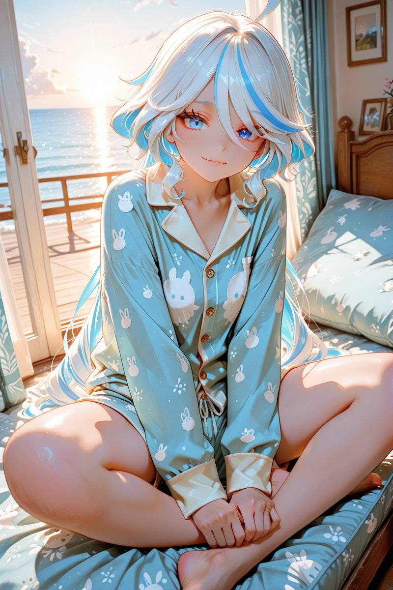 Furina-pixiv插画-作品交流服务