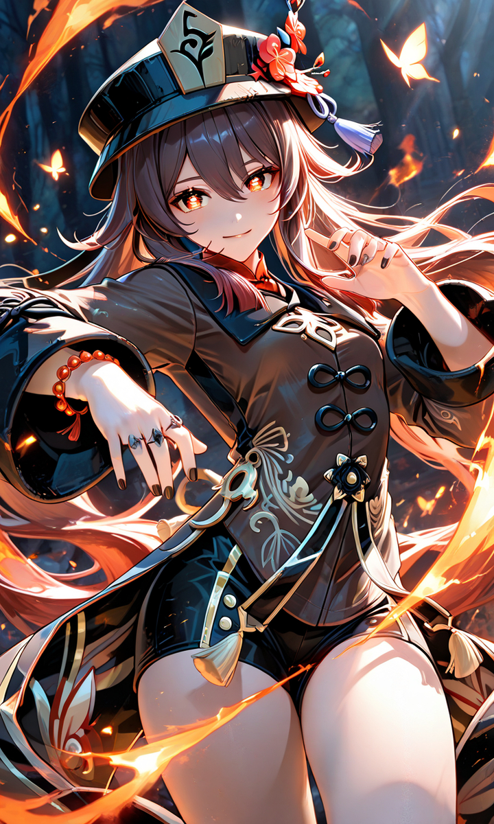 Hu tao-pixiv插画-作品交流服务