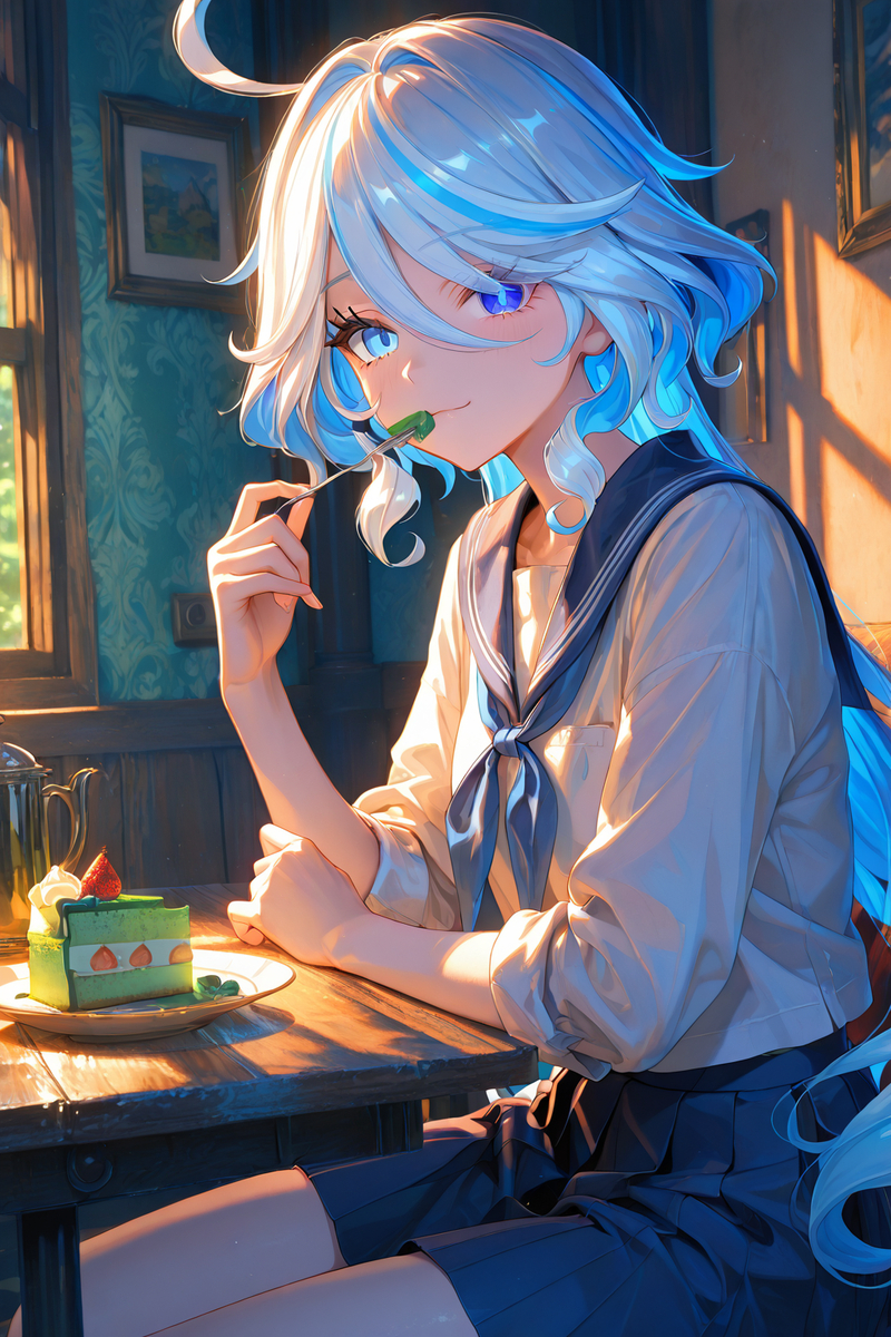 Furina-pixiv插画-作品交流服务