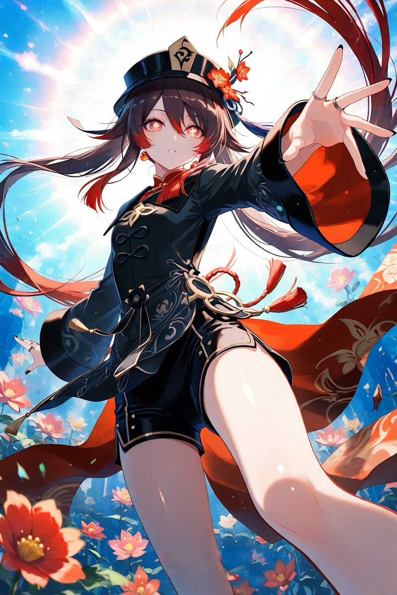 Hu Tao-pixiv插画-作品交流服务