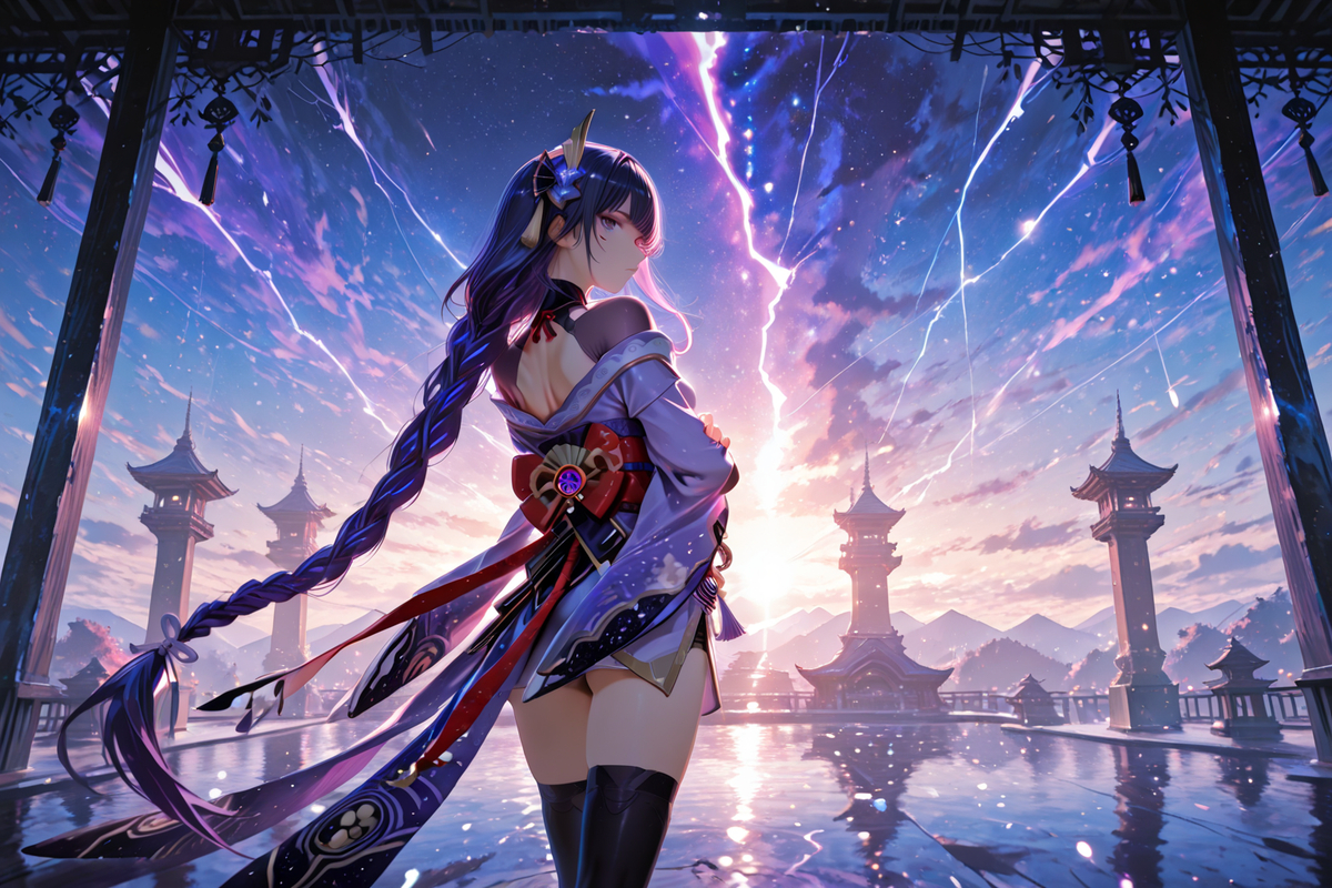 Raiden Shogun-pixiv插画-作品交流服务