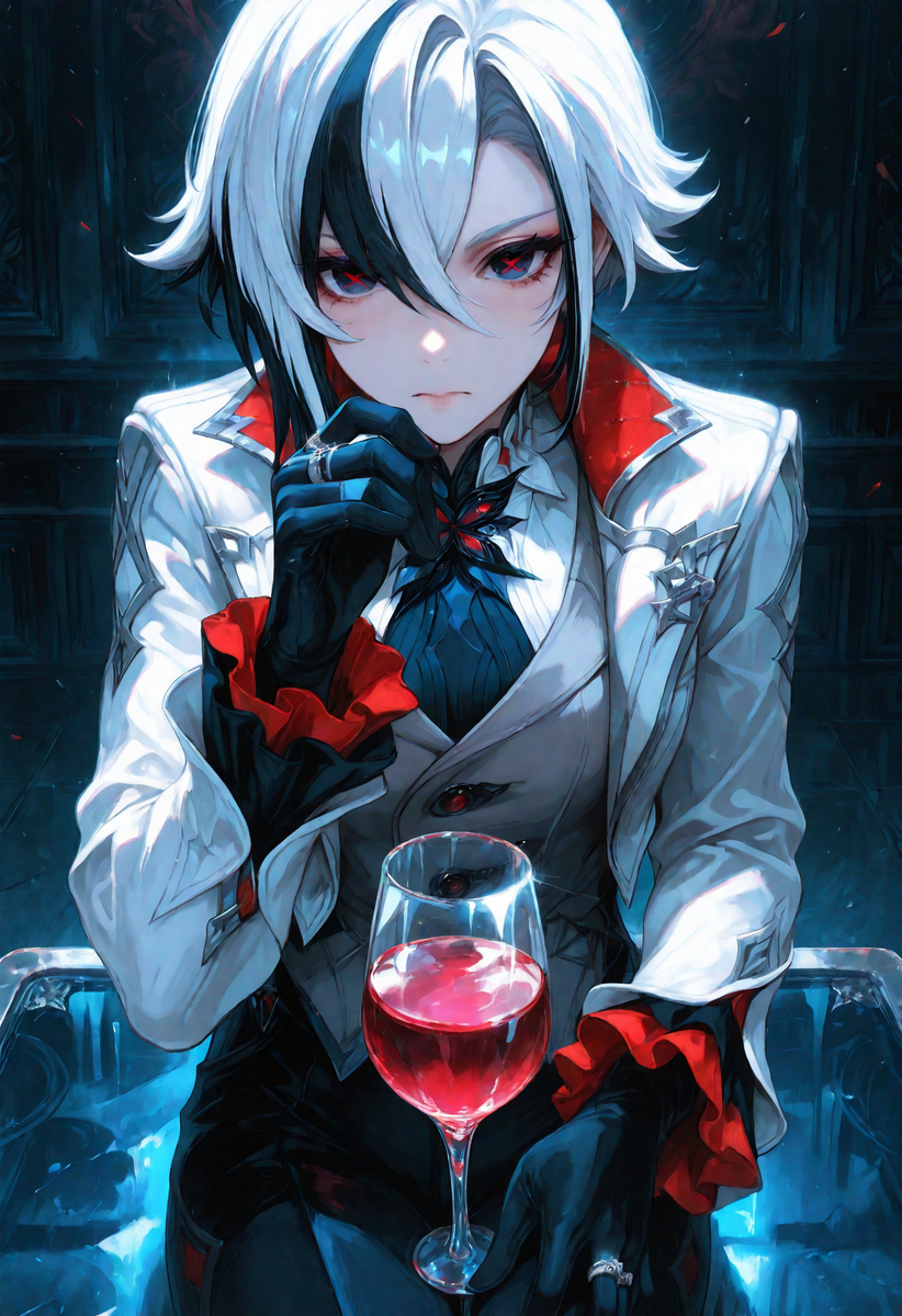 Arlecchino-pixiv插画-作品交流服务