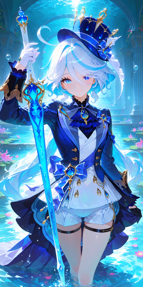 Furina-pixiv插画-作品交流服务