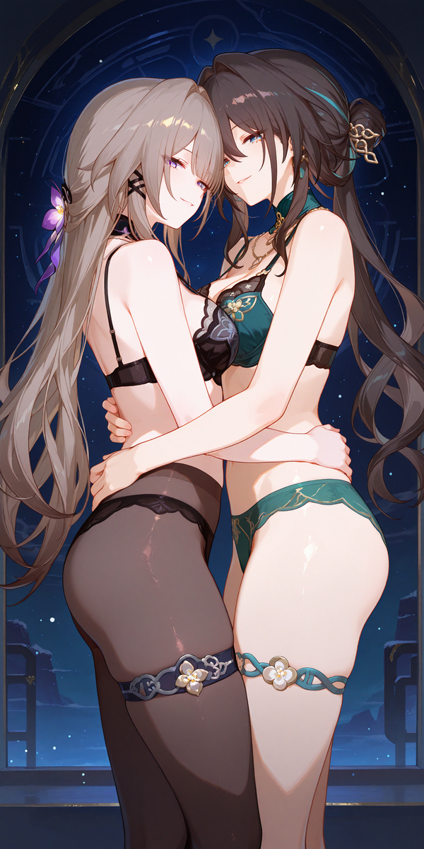 The Herta and Ruan Mei-pixiv插画-作品交流服务