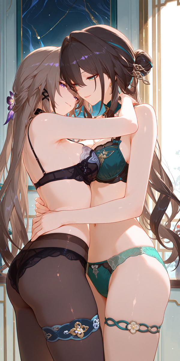 The Herta and Ruan Mei-pixiv插画-作品交流服务