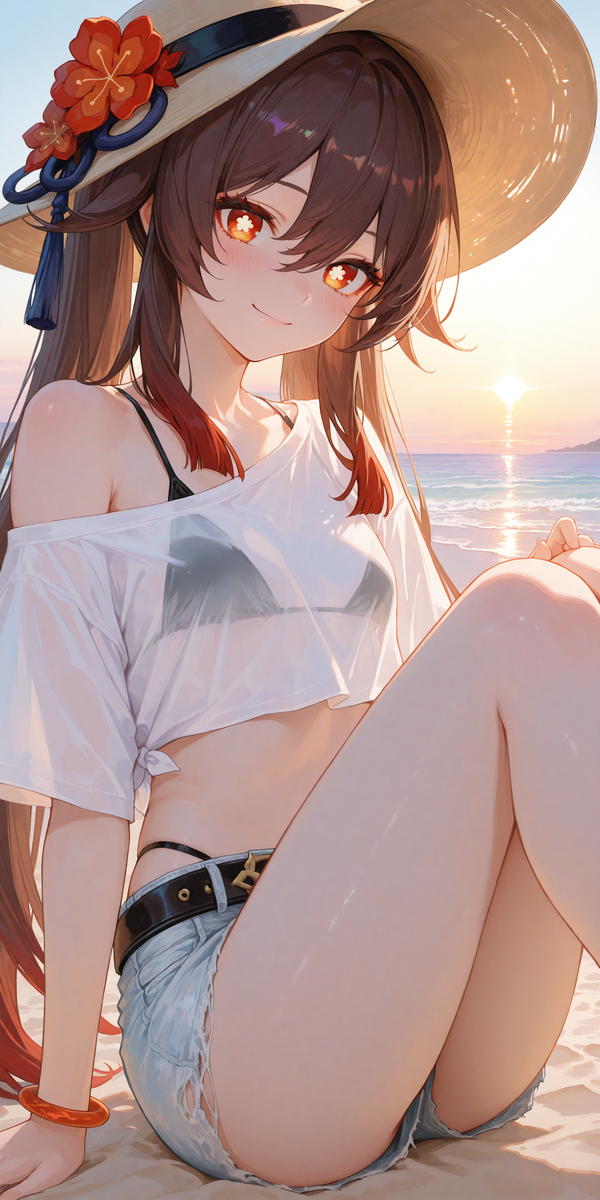 Hu Tao・胡桃-pixiv插画-作品交流服务