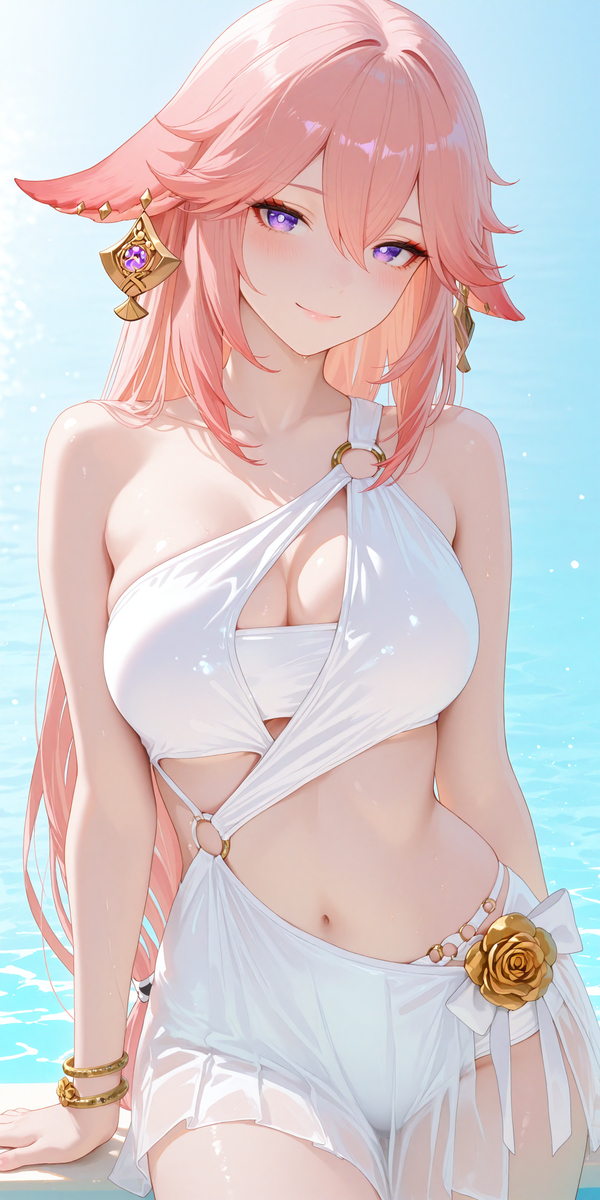 Yae Miko・八重神子-pixiv插画-作品交流服务