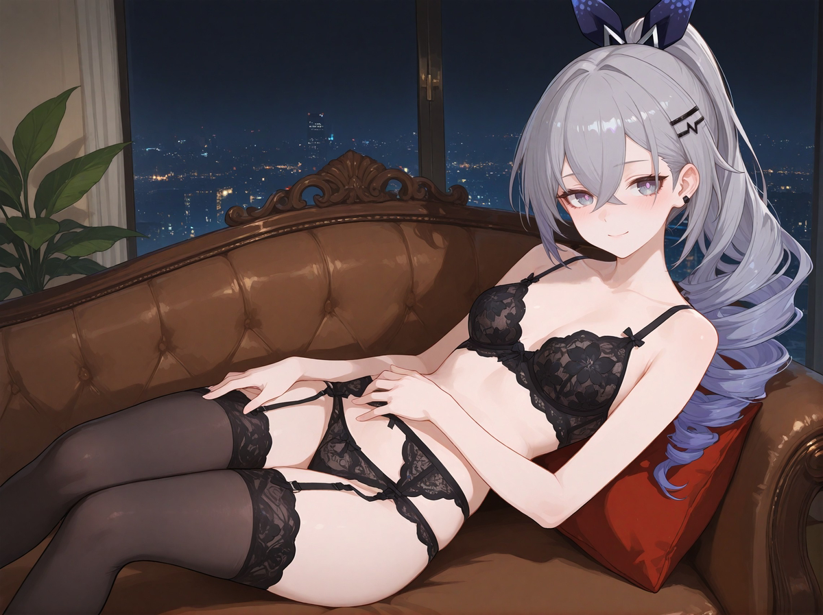 Silver Wolf・銀狼-pixiv插画-作品交流服务