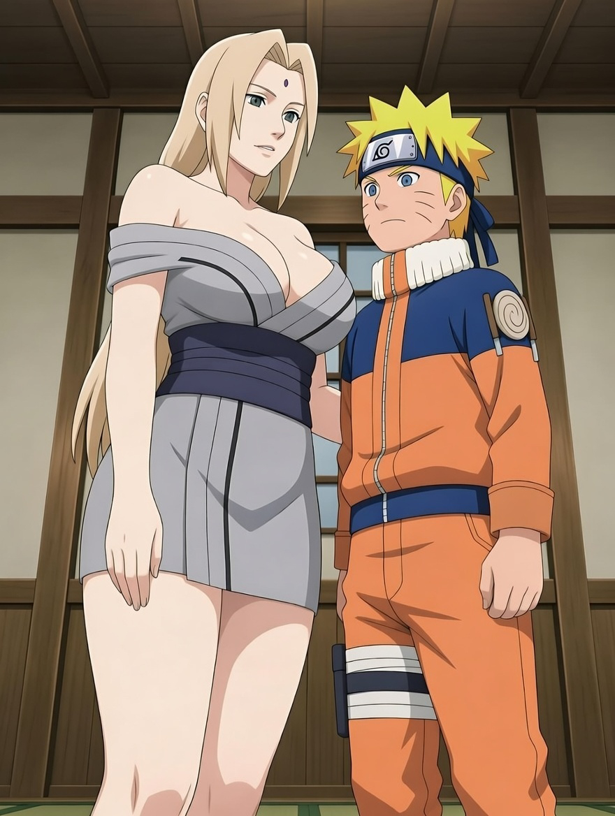 Tsunade & Naruto-pixiv插画-作品交流服务