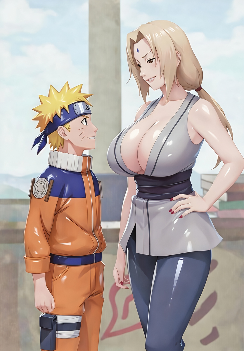 Tsunade & Naruto 6-pixiv插画-作品交流服务