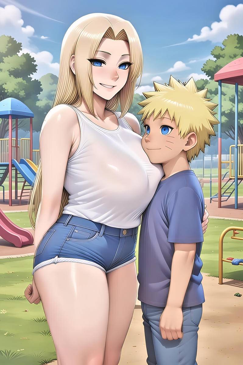 Tsunade & Naruto 10-pixiv插画-作品交流服务