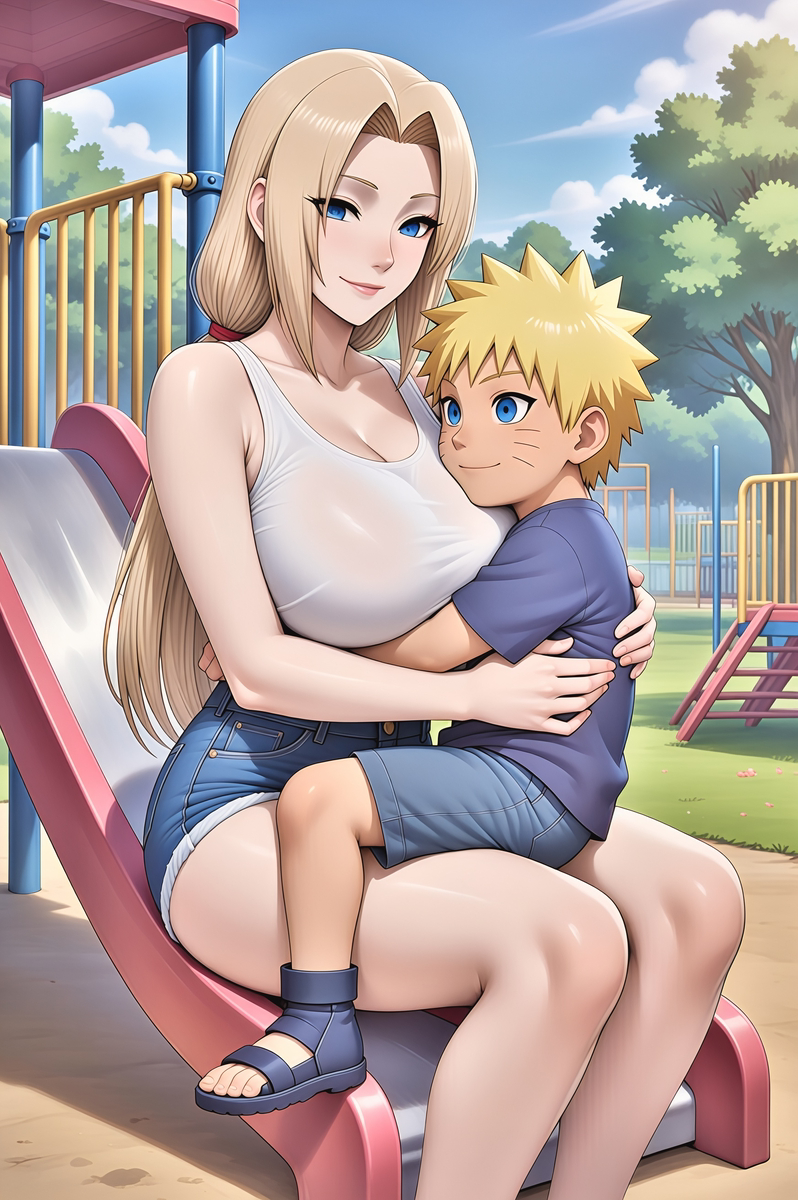 Tsunade & Naruto 10-pixiv插画-作品交流服务