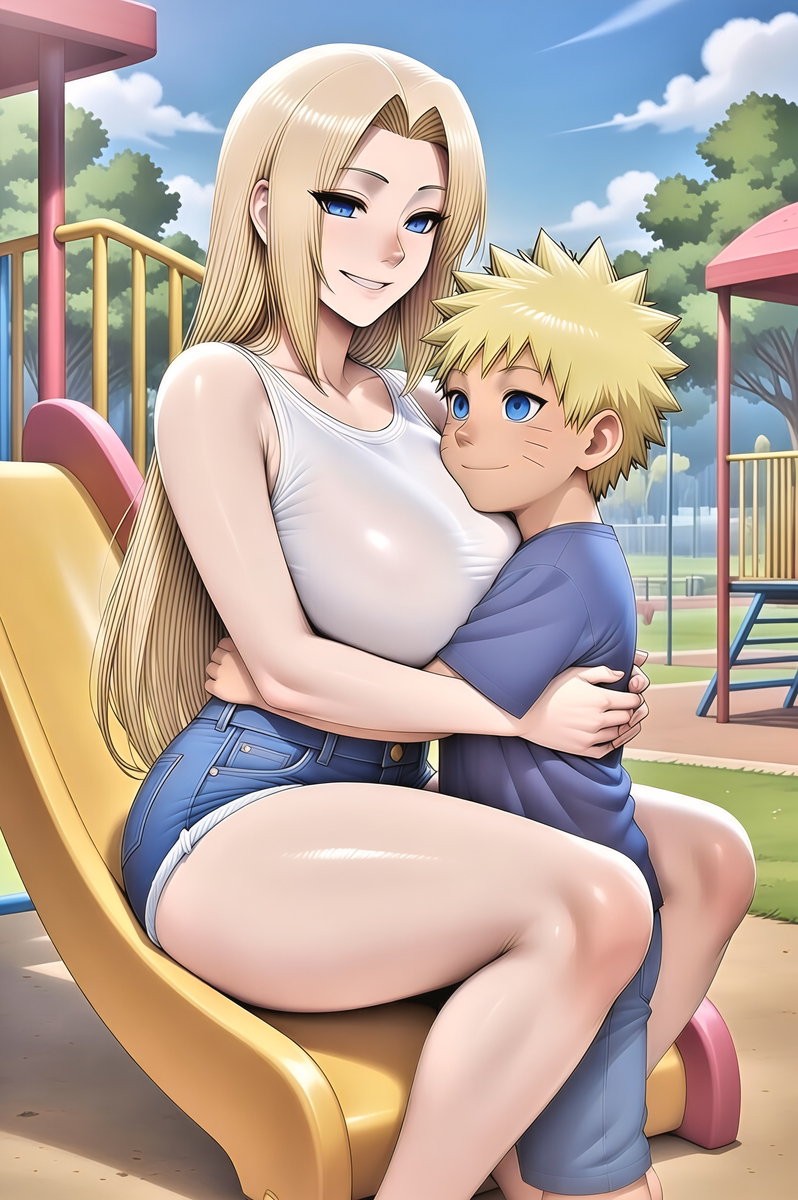 Tsunade & Naruto 10-pixiv插画-作品交流服务