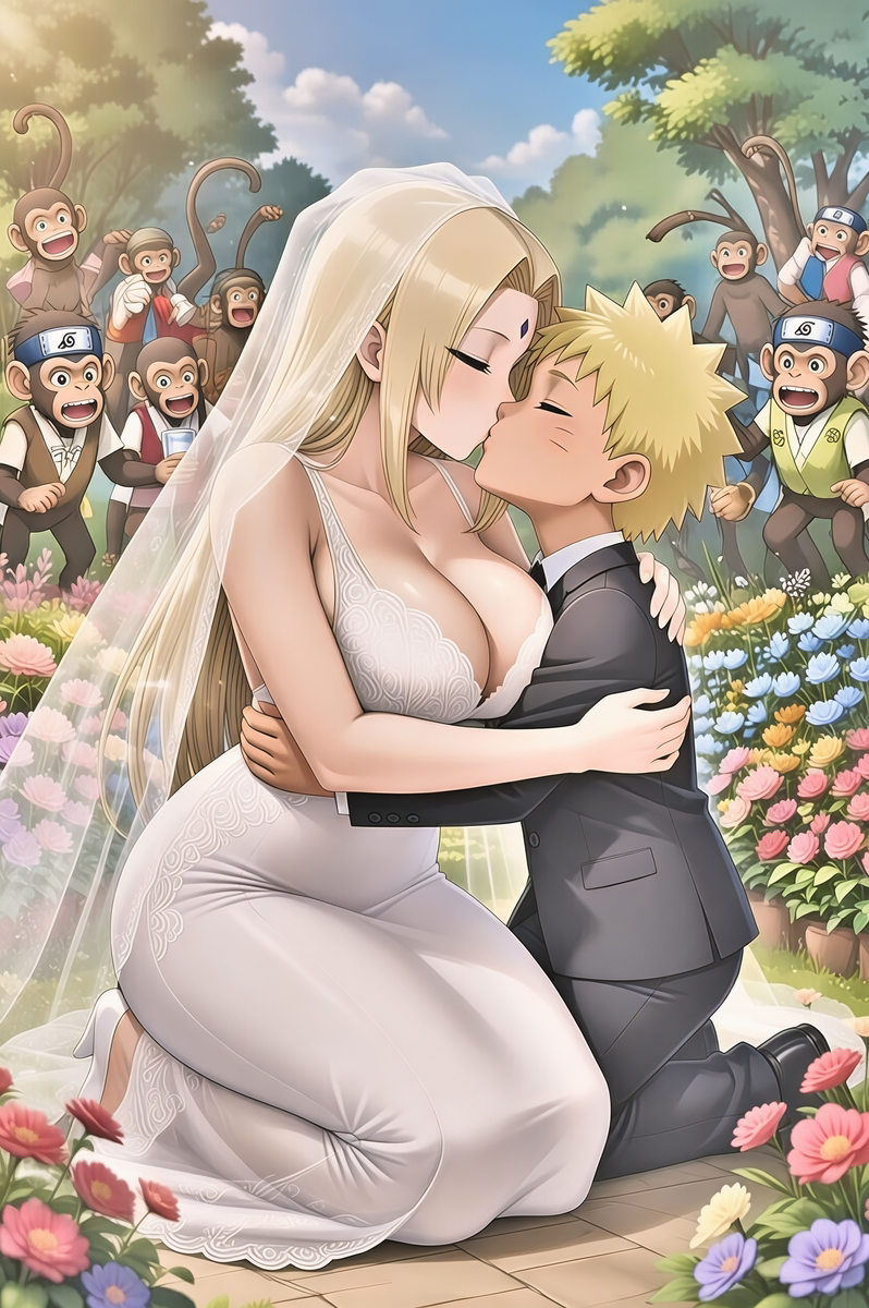 Tsunade & Naruto 11-pixiv插画-作品交流服务