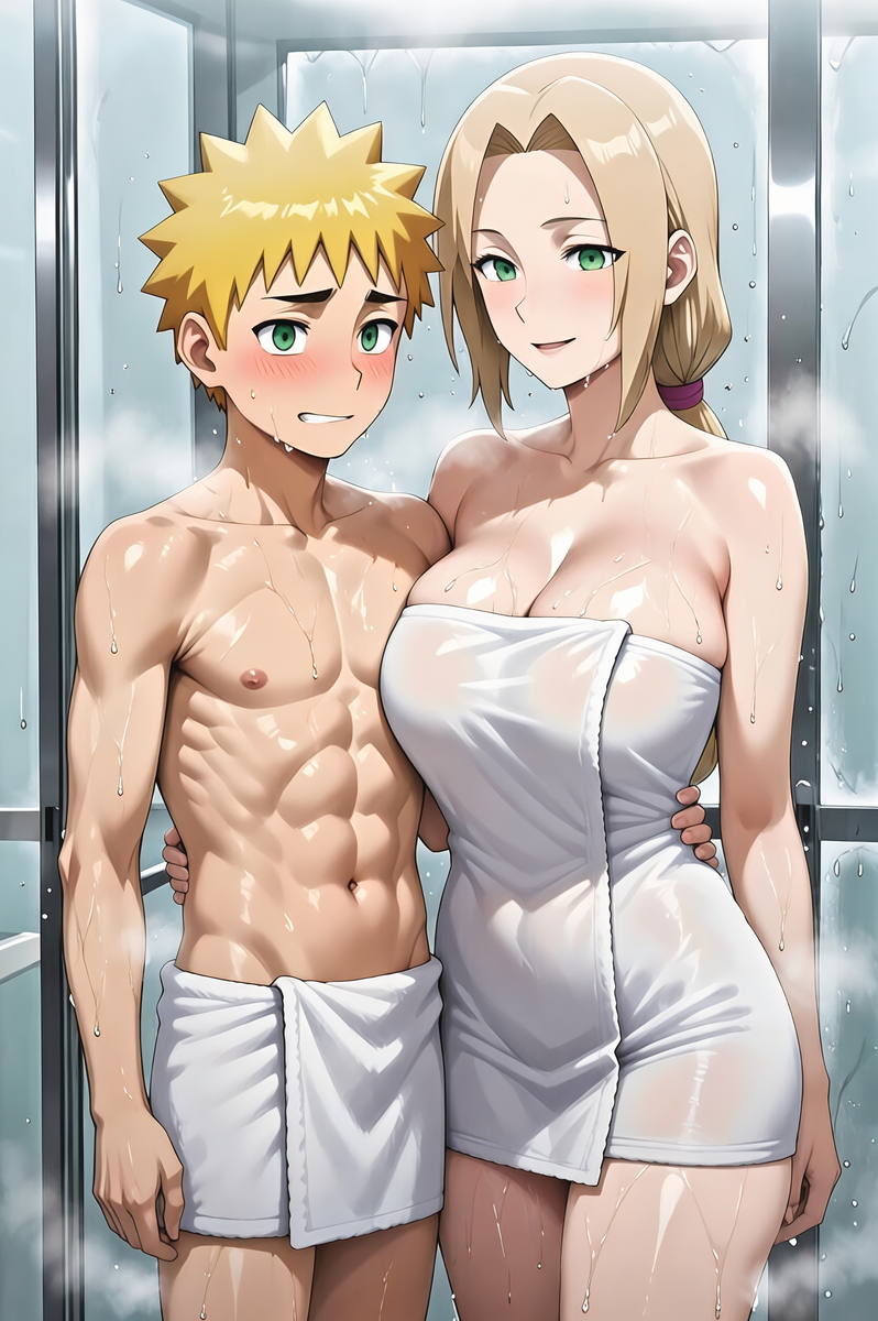 Tsunade & Naruto 12-pixiv插画-作品交流服务