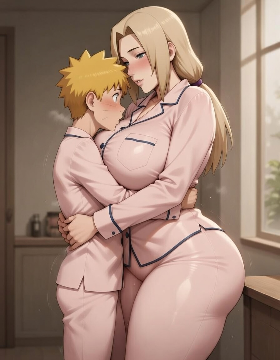 Tsunade & Naruto Pajamas-pixiv插画-作品交流服务