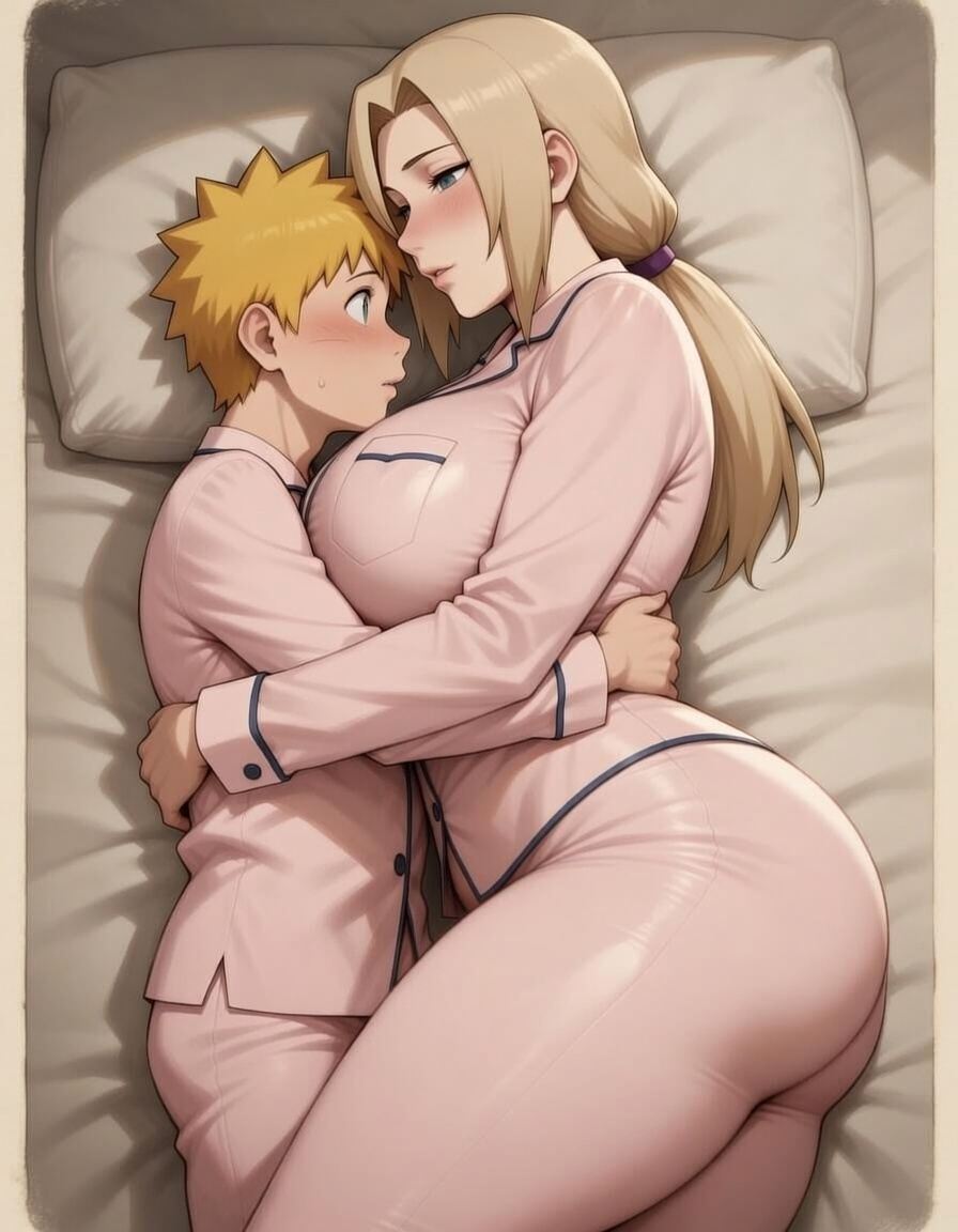 Tsunade & Naruto Pajamas-pixiv插画-作品交流服务