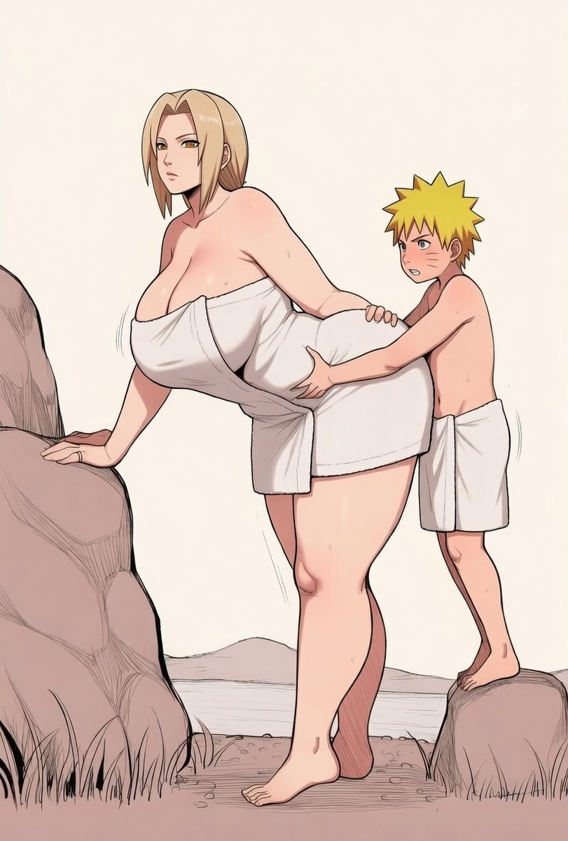 Tsunade & Naruto 14-pixiv插画-作品交流服务