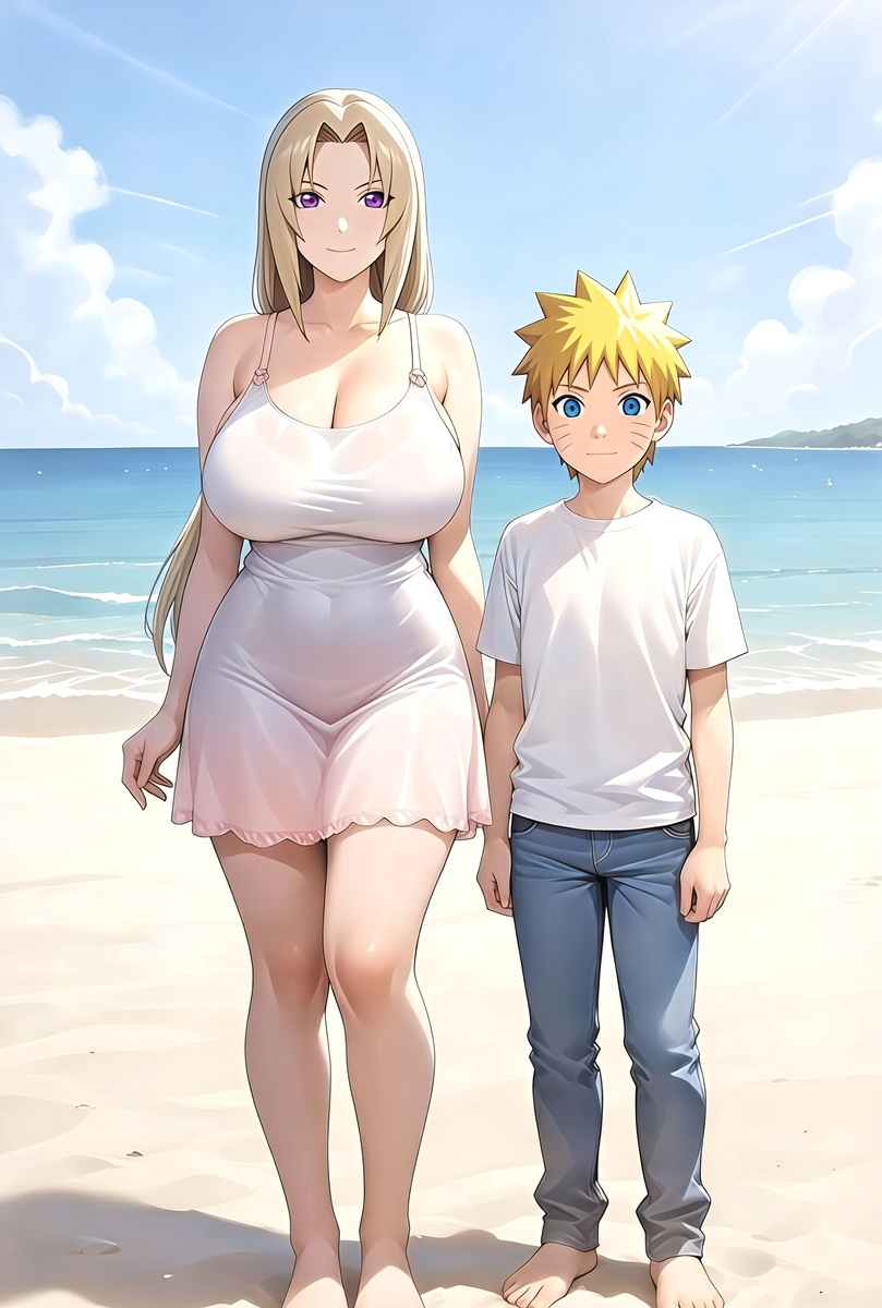 Tsunade & Naruto 15-pixiv插画-作品交流服务