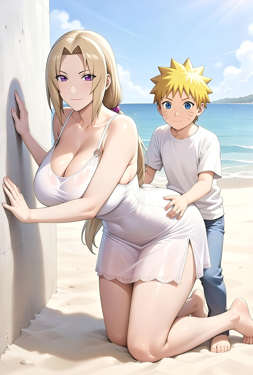 Tsunade & Naruto 15-pixiv插画-作品交流服务