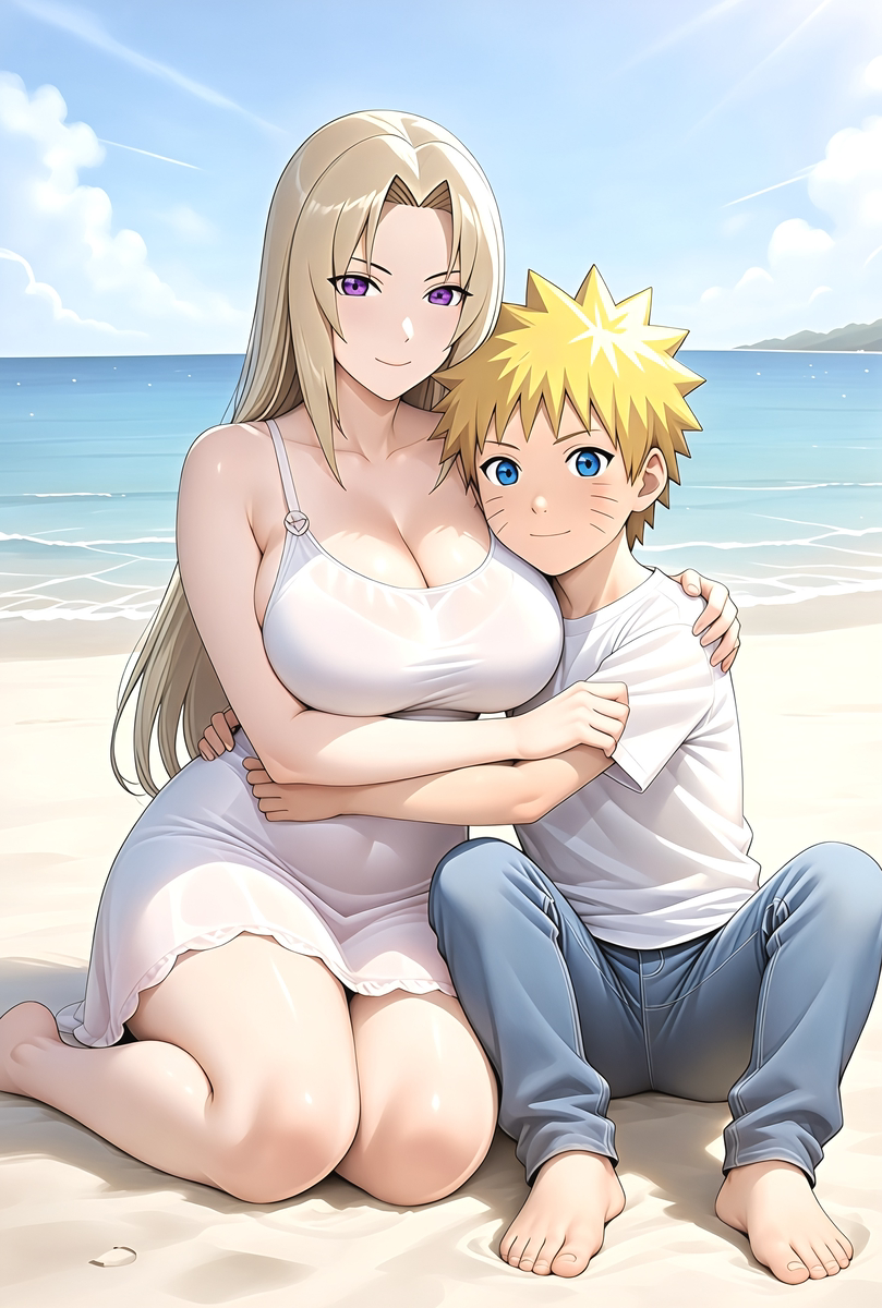 Tsunade & Naruto 16-pixiv插画-作品交流服务