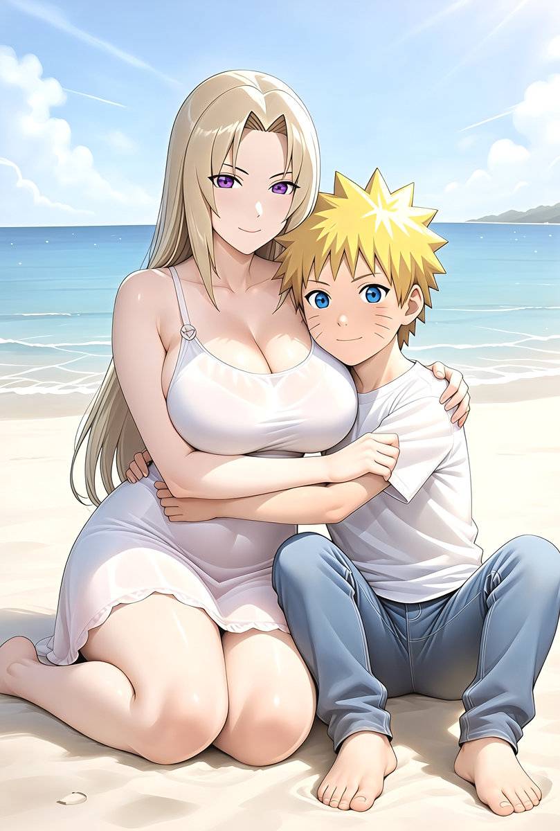 Tsunade & Naruto 16-pixiv插画-作品交流服务