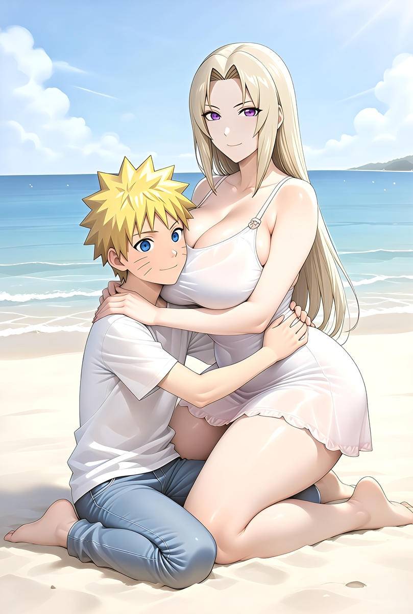 Tsunade & Naruto 16-pixiv插画-作品交流服务